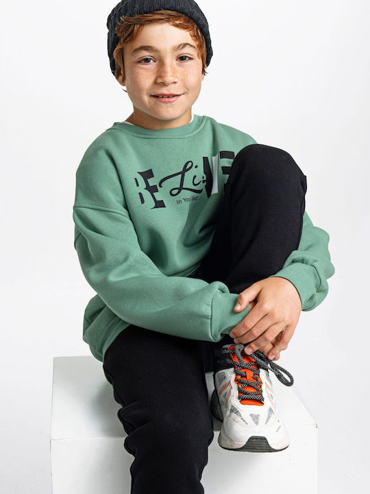 Funky Kids Sweatpants Set Green