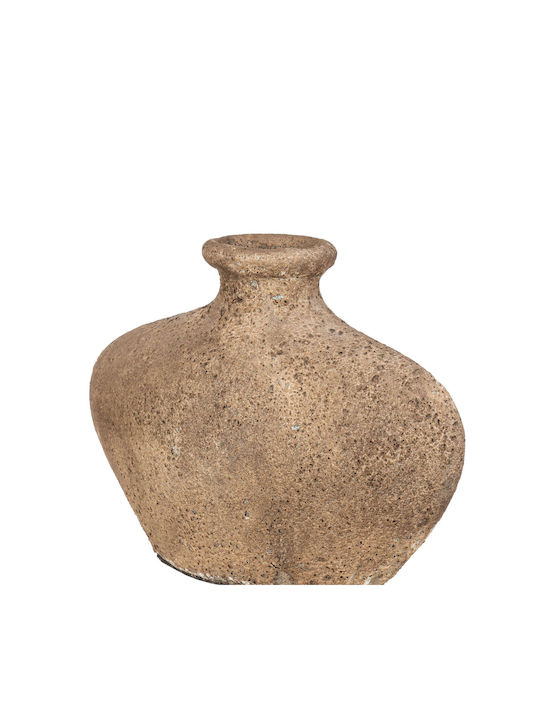 S Line Decorative Vase Brown