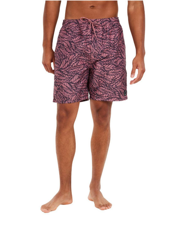 Protest Beachshort Men's Swimwear Bermuda Pink Blue