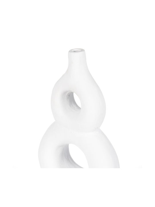 S Line Decorative Vase White