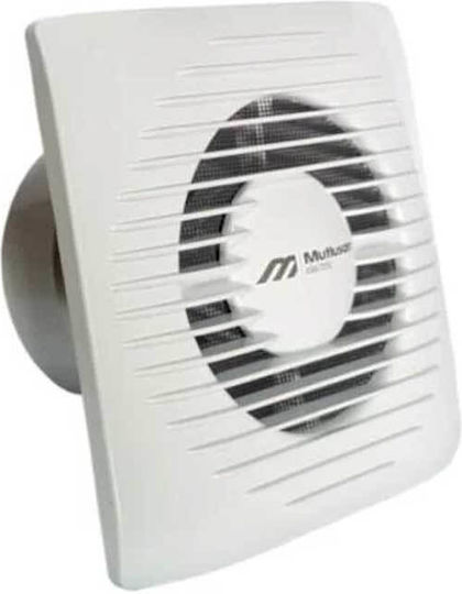 Mutlusan Wall-mounted Ventilator Bathroom 100mm White