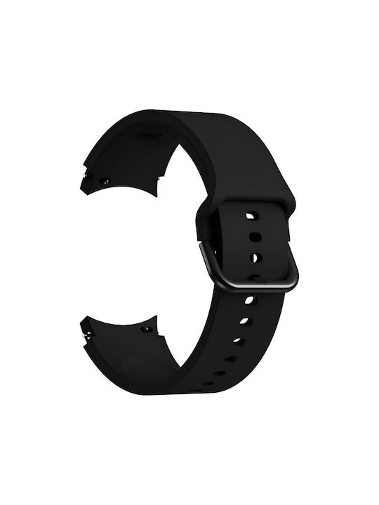 Tech-Protect Каишка Силикон Черен (Samsung Galaxy Watch 4/5/5 Pro/6/7/FE)