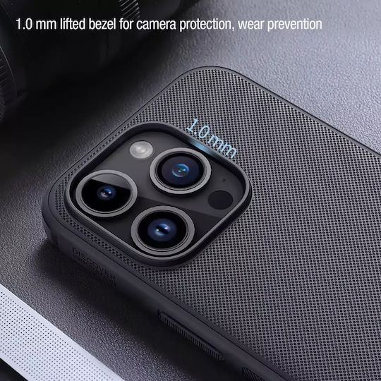Nillkin Super Frosted Pro Umschlag Rückseite Kunststoff Magnetisch Schwarz (iPhone 15 Pro)