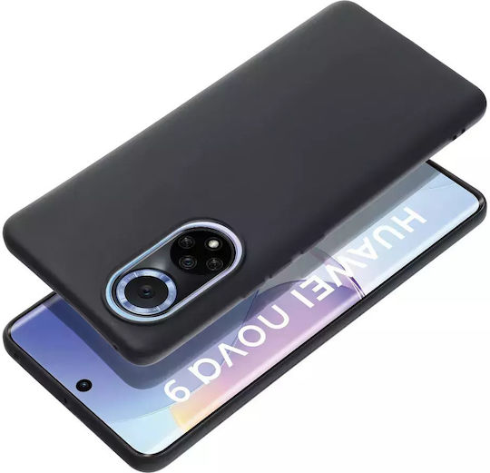 Techwave Matt Umschlag Rückseite Silikon Schwarz (Huawei Nova 9 / Honor 50 5G)