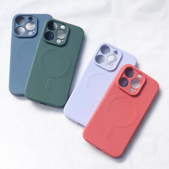 Tel Protect Umschlag Rückseite Silikon 2mm Lila (iPhone 15 Pro)