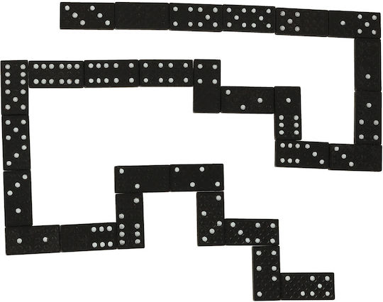 Board Game Wooden Domino Blocks for 1+ Players 6+ Years Old ikonka
