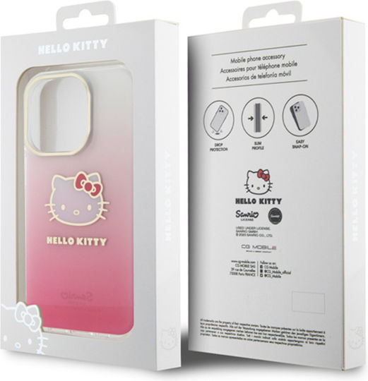 Hello Kitty Задна корица Пластмаса Розов (iPhone 14 Pro)