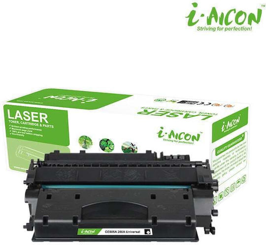 i-Aicon Compatible Toner for Laser Printer HP 05a / CE505A 2700 Pages Black
