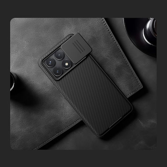 Nillkin CamShield Pro Back Cover Σιλικόνης Μαύρο (Poco F6 Pro)