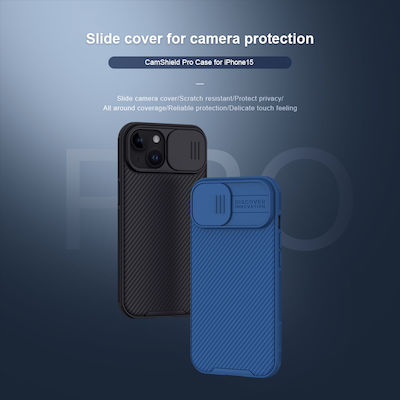 Nillkin Camshield Pro Back Cover Plastic Durable Black (iPhone 15)