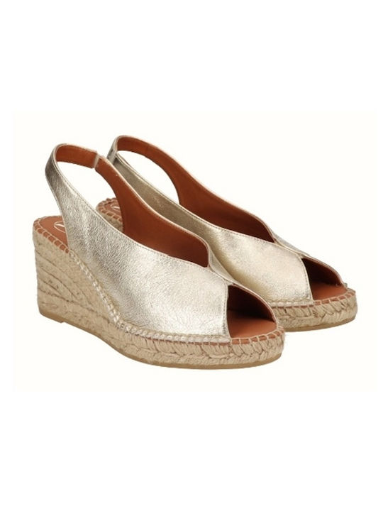 Viguera Damenplattformen im Espadrilles-Stil Beige