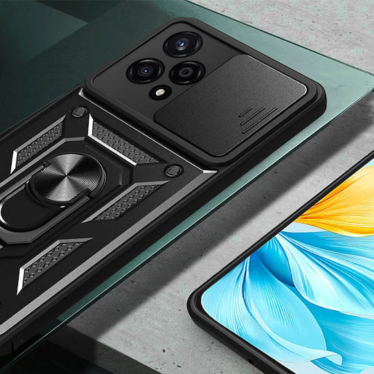 Techsuit Camshield Задна корица Пластмаса / Силикон Зелен (Honor 200 Pro)
