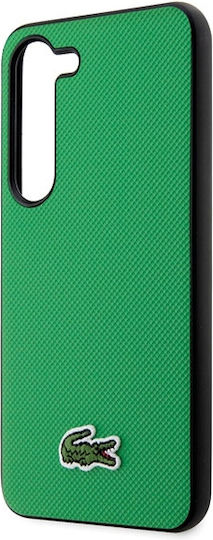 Lacoste Iconic Petit Pique Задна корица Пластмаса Зелен (Galaxy S23)