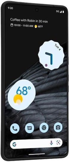 Crong Color Back Cover Σιλικόνης / Πλαστικό Μαύρο (Google Pixel 7 Pro)