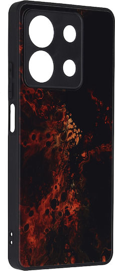 Techsuit Glaze Back Cover Σιλικόνης Κόκκινο (Redmi Note 13 5G)