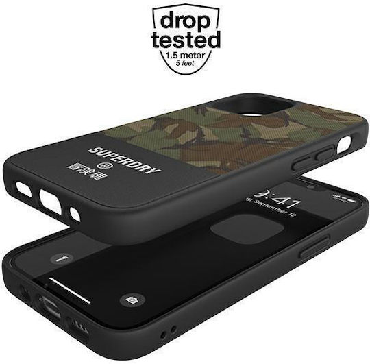 Superdry Molded Canvas Back Cover Υφασμάτινο Πολύχρωμο (iPhone 12 mini)