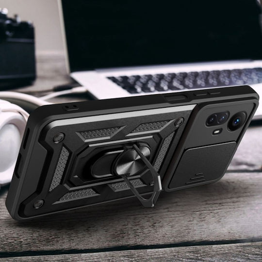 Techsuit Shield Back Cover Πλαστικό / Σιλικόνης Μαύρο (Redmi Note 12S)