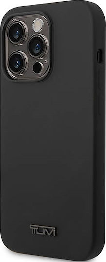 Tumi Umschlag Rückseite Silikon Schwarz (iPhone 14 Pro)