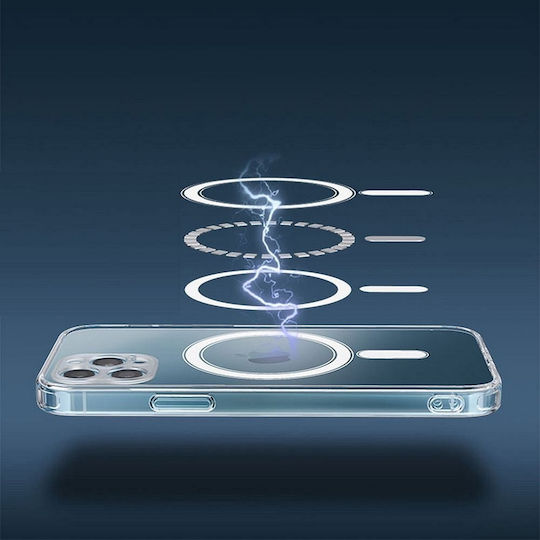 Mag Back Cover Silicone Transparent (Galaxy S23 Ultra)