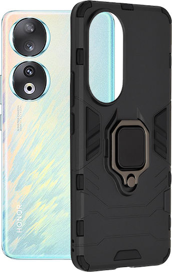 Techsuit Shield Back Cover Silicon 0.6mm Negru (Honor 90 Silicon Shield - negru)