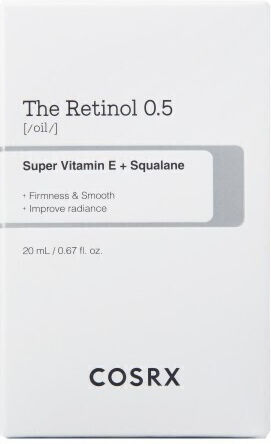 Cosrx The Retinol 0.5 Gesichtsöl mit Vitamin E für Anti-Aging 20ml