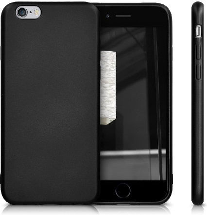 Back Cover Σιλικόνης Μαύρο (iPhone 6/6s)