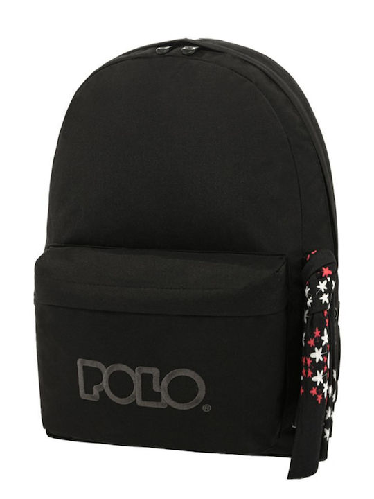 Polo Schulranzen Rucksack Junior High-High School in Schwarz Farbe 2024