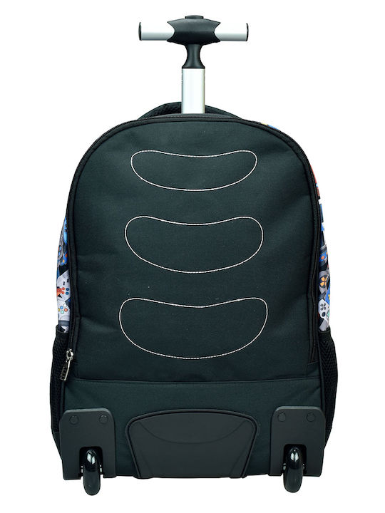 Back Me Up Schulranzen Trolley Grundschule Schwarz mit Flaschenhalter 30Liter