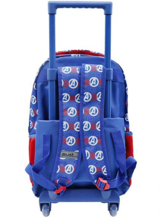 Trolley School Bag 34x20x45 3 Compartments Captain America