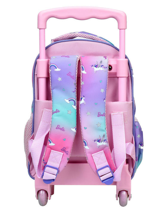 Gim Backpack School Bag Trolley Kindergarten Pink with Water Bottle Holder 12Liters