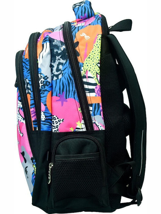 No Fear Schulranzen Rucksack Grundschule Mehrfarbig mit Flaschenhalter 30Liter