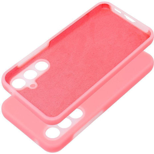 Samsung Umschlag Rückseite Silikon Rosa (Samsung A25 5G)
