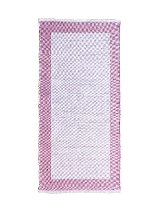 Klonaras Fashion Rug Rectangular Summer Cotton White/light Pink