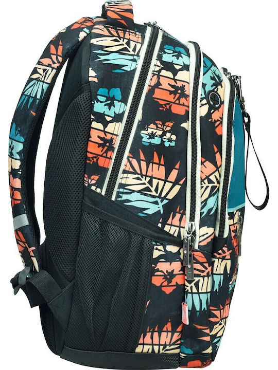 Maui & Sons School Bag Backpack Elementary, Elementary Multicolour with Water Bottle Holder 30Liters