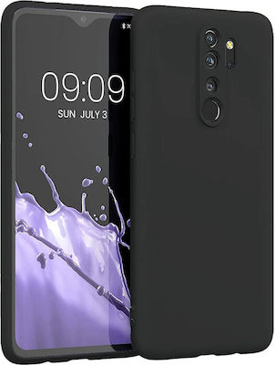 Techwave Umschlag Rückseite Silikon Schwarz (Redmi Note 8 Pro)