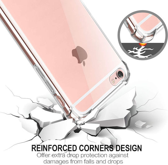 Techsuit Techsuit Umschlag Rückseite Silikon Transparent (iPhone 5/5s/SE)