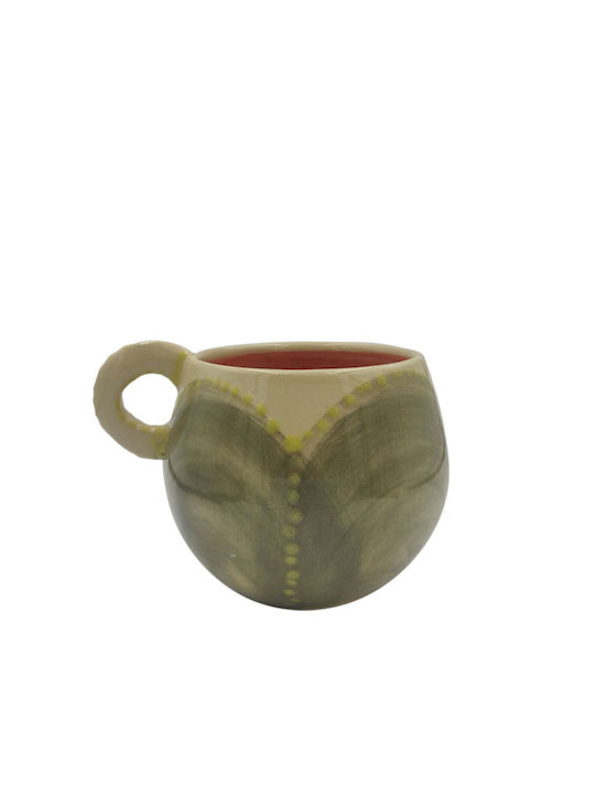 Cană Ceramică Verde 1buc