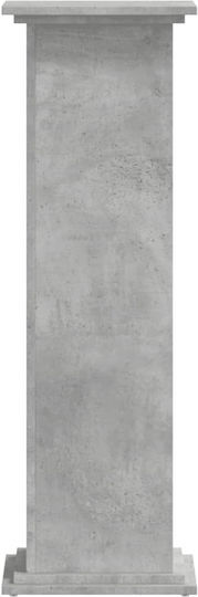 vidaXL Pflanzenständer Holz Grau 33cmx33cmx100cmcm.