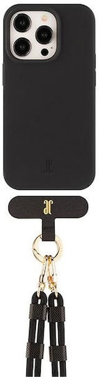 Just Elegance Back Cover Silicone / Plastic Black (iPhone 15 Pro Max)