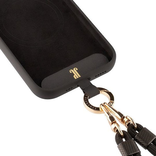 Just Elegance Back Cover Silicone / Plastic Black (iPhone 15 Pro Max)