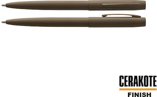 Fisher Space Pen Cap-o-matic Ceracote Flat Dark Earth M4h265 In A Gift Box