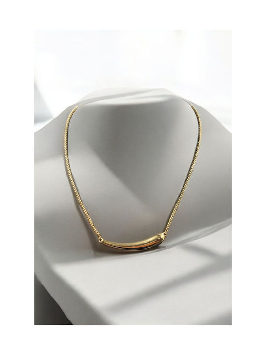 Necklace from Gold Plated Steel