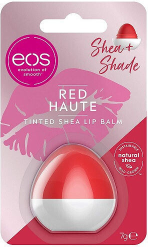 eos evolution of smooth Lip Balsam Red Haute