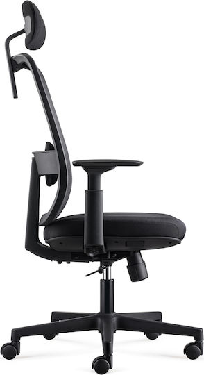 ErgoAction Active Plus Bürostuhl mit Einstellbaren Armen Schwarz