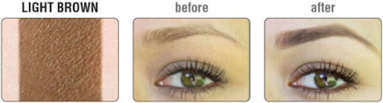 theBalm Brow Pow Σκιά για Φρύδια Eyebrow Powder Light Brown