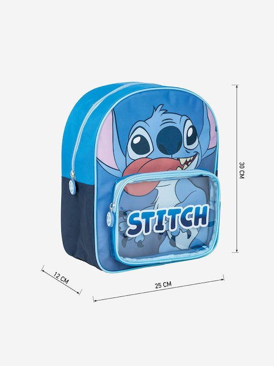 Cerda Stitch Ghiozdan Școlar De Spate Scoala Primara Albastru 25 x 12 x 30 cm