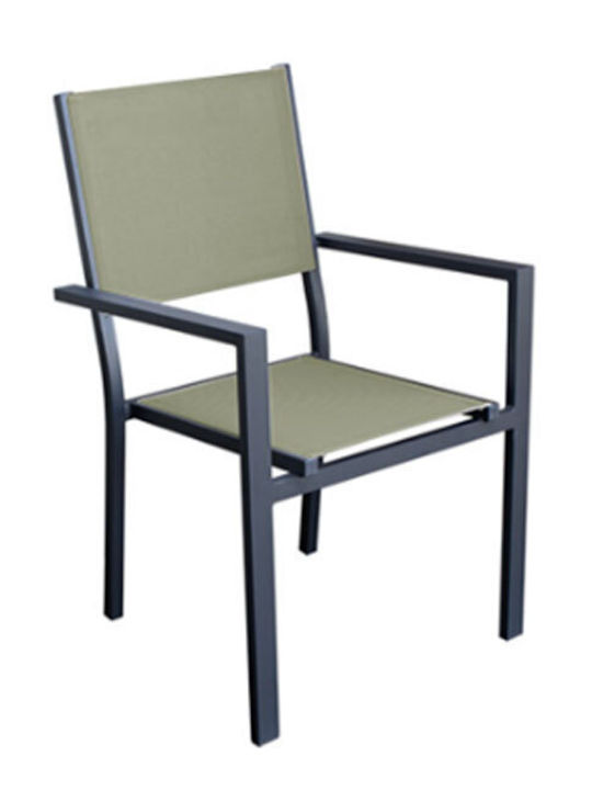 Madison Dining Room Set for Small Outdoor Spaces 3 Pieces Anthracite