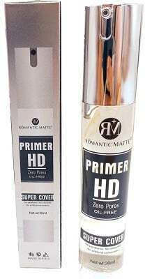 Makeup Primer Pore Reduction Makeup Romantic Matte Hd Super Cover 30 Ml