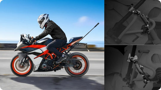 Insta360 Motorcycle Selfie Stick Support Clamp για Insta360 Action Camera
