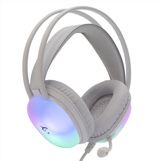 White Shark Peacock GH-2444 Over Ear Gaming Headset με σύνδεση 3.5mm Λευκό for PC / PS4 / PS5 / XBOX